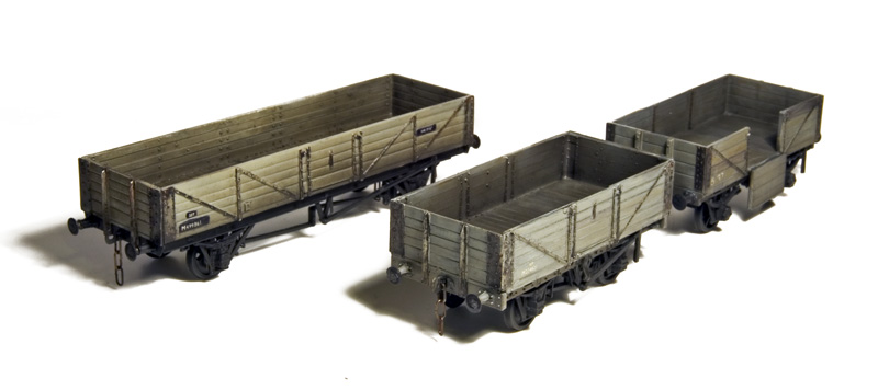 Wooden open wagons